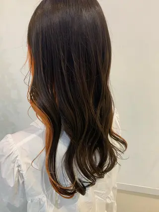 ロング カラー 透けるbrown カラー🎗♡yukaのヘアスタイル