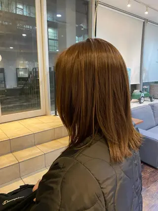 ミディアム レイヤー支持no.1 ☆笠原翔一のヘアスタイル