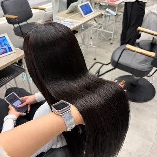 ロング カラー ななみ.⋆𝜗𝜚 暖色艶カラー/まつパのヘアスタイル