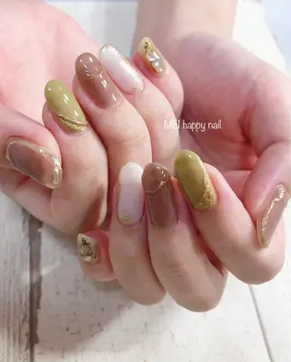 ネイル 北浦和 自爪育成ケアのネイルデザイン