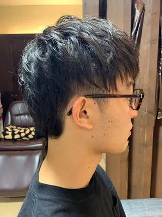 メンズ ハイトーンカラー🩵 耳ツボジュエリー👂のその他イメージ