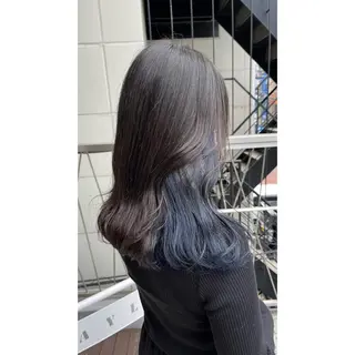 セミロング カラー 梅田/髪質改善カラー ❄︎ mikiのヘアスタイル