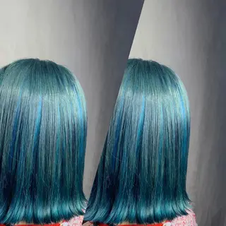 ミディアム 池袋ハイトーン/ ブリーチ/増田 雄太のヘアスタイル