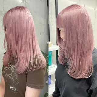 ロング 🩵albis/めい 大宮/ブリーチ🦋のヘアスタイル