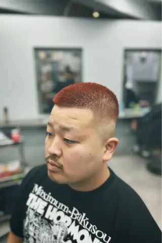 ショート カラー メンズ icon Blue所属・池袋メンズパーマ フェード純平のヘアスタイル