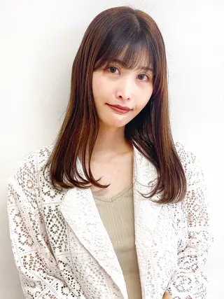 ロング BASSA下井草店所属・齋藤 夏花のヘアスタイル