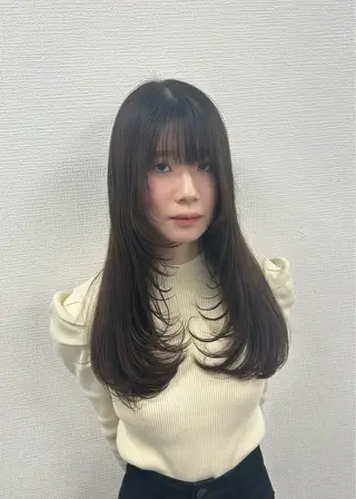 ロング ♡くすみトレンド ♡Rikutoのヘアスタイル