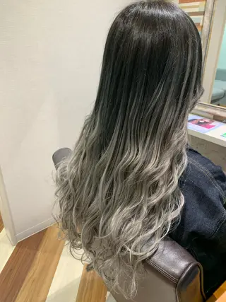 ロング カラー ヘアアレンジ 髪質改善&Spa fee by carrefour 大橋店[フィー・バイ・カルフール大橋]所属・stylist Yukieのヘアスタイル