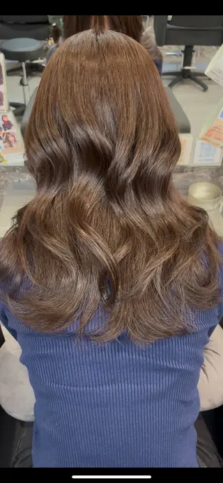 セミロング レイヤー/韓国ヘア /LILICAのヘアスタイル