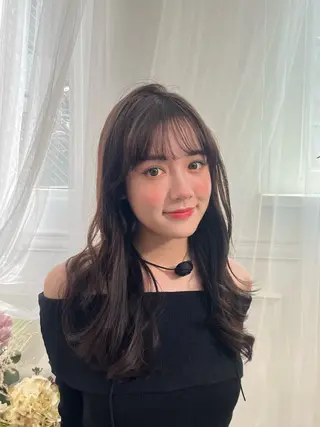 ロング ｊｏｕｅｒｍ所属・透明感/グレージュ /韓国レイヤー🪽のヘアスタイル