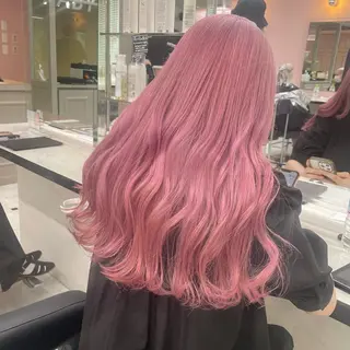 ロング カラー ダブルカラー 韓国ヘアKYONのヘアスタイル