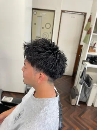 ショート パーマ メンズ Cam's豊見城店所属・無料‼︎メンズ限定 URASAKIのヘアスタイル