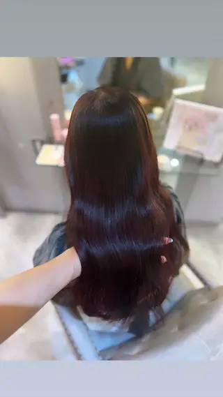 セミロング 🤍艶髪韓国ヘア🤍 Rikoのヘアスタイル