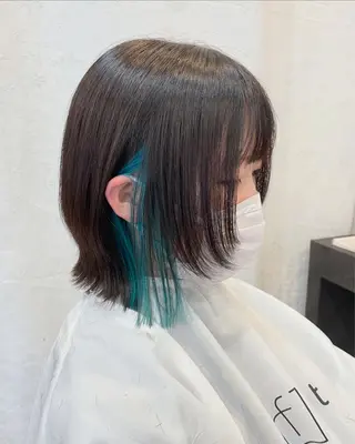 ミディアム カラー ブリーチカラー‎🤍 ききのヘアスタイル