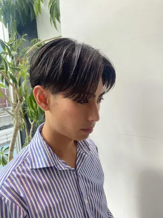 メンズ 銀座/韓国レイヤー/ 艶カラー🍓原田侑依のヘアスタイル