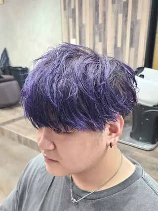 メンズ カラー EDEN店長／ 短髪／パーマ職人🔥のヘアスタイル