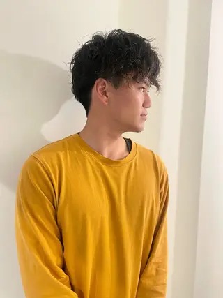 ショート メンズ 渋谷 留菜のヘアスタイル