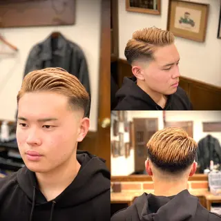 ショート HIRO銀座　バーバーショップ大宮所属・ヒロ銀座 林のヘアスタイル