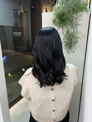 セミロング ヘアアレンジ mee.所属・透明感カラー /あづき⭐️のヘアスタイル