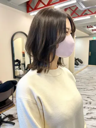 ミディアム カラー レイヤー/透明感 🍃鈴木裕介のヘアスタイル