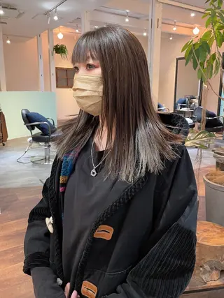 ロング カラー 高橋 愛美のヘアスタイル