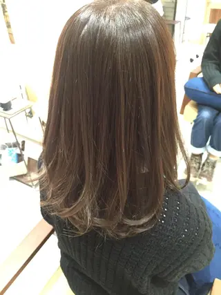 ショート ミディアム セミロング ロング カラー due hair 京都駅前店 MILBON オージュア認定サロン【デューヘアー】所属・ハイトーンブリーチ 土坂 由志【京都】のヘアスタイル