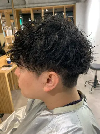 ショート パーマ メンズ Sia中野新橋 『JUNYA』のヘアスタイル