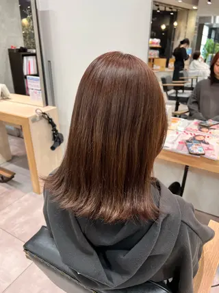 ミディアム カラー 🌞レイヤー×カラー 前川那津美🌞のヘアスタイル