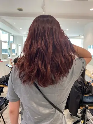 ミディアム カラー JILBLAN京都 ショート/ハイライトのヘアスタイル