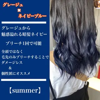 セミロング カラー jill by gisel＿奥家のヘアスタイル