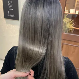 ロング カラー ヘアアレンジ maoブリーチ無し 似合わせカラーのヘアスタイル