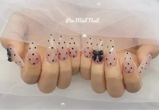 ネイル momo 長さだしのネイルデザイン