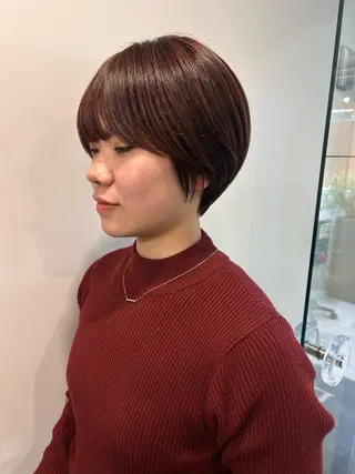 ショート 丸みショート/新宿 /みづき🐏のヘアスタイル