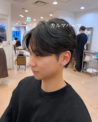 パーマ メンズ 💠つたふうか/ 韓国/メンズヘア💠のヘアスタイル