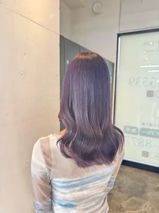 ロング カラー 蓮田 好良のヘアスタイル