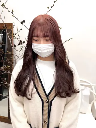 ロング カラー ヘアアレンジ esu西梅田所属・ena/ブリーチなし 透明感・レイヤー🎀のヘアスタイル