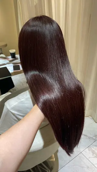 ロング マホ/日吉/髪質改善 /レイヤー/ガーリーのヘアスタイル