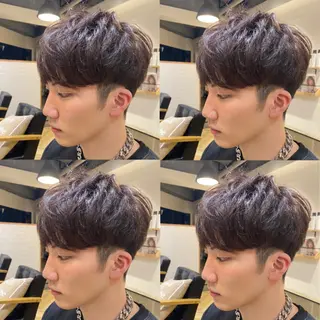 ショート メンズ 艶カラー/韓国顔周り 🎀mamiのヘアスタイル