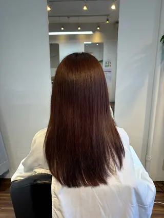 ロング カラー 山下 歩華のヘアスタイル