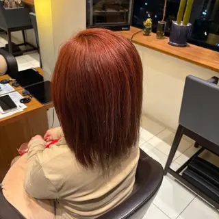 カラー 森田 玲央のヘアスタイル