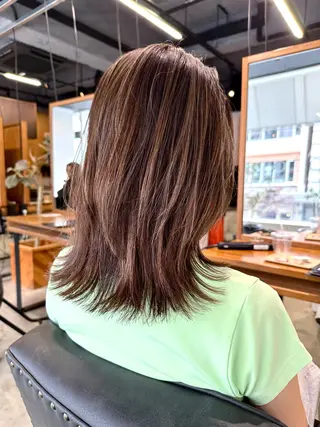 ロング haco所属・note キシモト ハルカのヘアスタイル