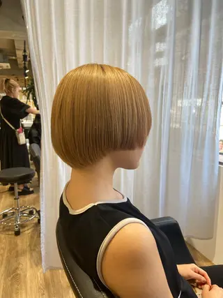 ショート カラー なかまみさと 🌼極上ヘッドスパのヘアスタイル