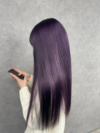 ロング カラー #韓国ハイトーン💓 TOWAのヘアスタイル