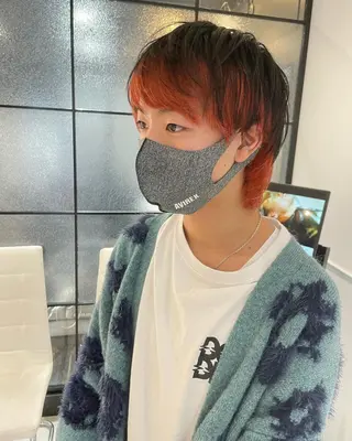 ミディアム カラー パーマ ヘアアレンジ メンズ キッズ ネイル マツエク・マツパ 🫧垢抜けヘア🫧 SHIORIのヘアスタイル