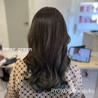 ロング カラー パーマ ヘアアレンジ メンズ ワット 原宿のヘアスタイル
