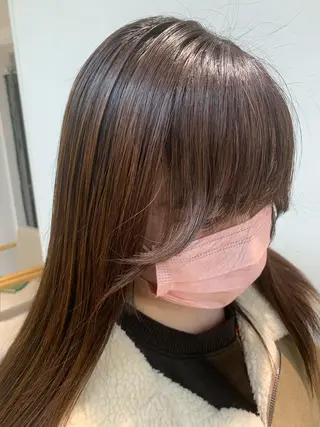 セミロング 透明感カラー/ ダブルカラー /ソラのヘアスタイル