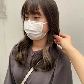 セミロング カラー 🪭risa 暖色/レイヤー🪭のヘアスタイル