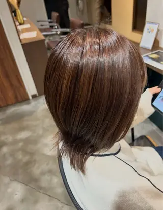 ミディアム 坂井 唯人のヘアスタイル