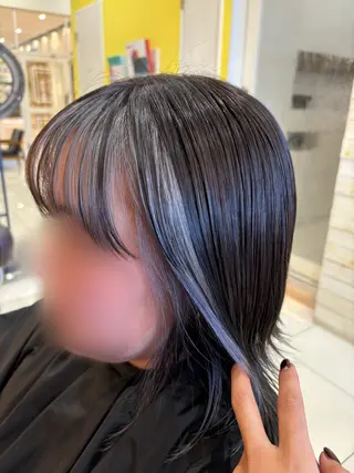 ショート カラー Ancheri by flammeum戸塚店所属・ひな/ボブカット/ ブリーチなしWカラーのヘアスタイル