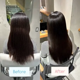 ロング パーマ aina🐱 カラー/ストレートのヘアスタイル